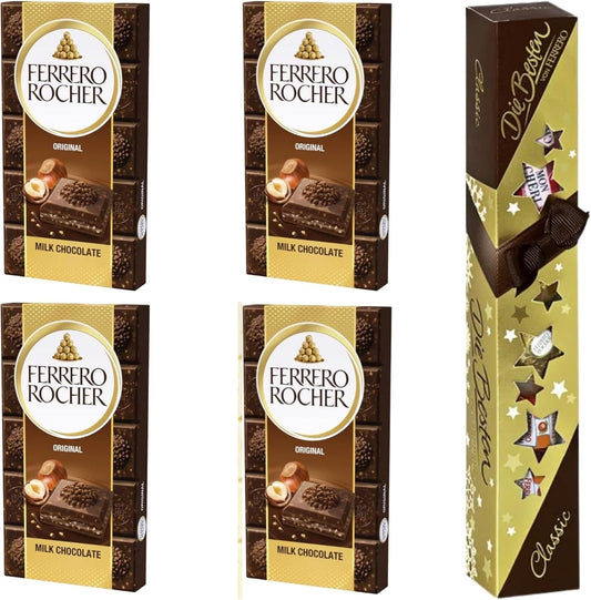 Ferrero Rocher bombones caja regalo chocolates con leche y avellana Golominas