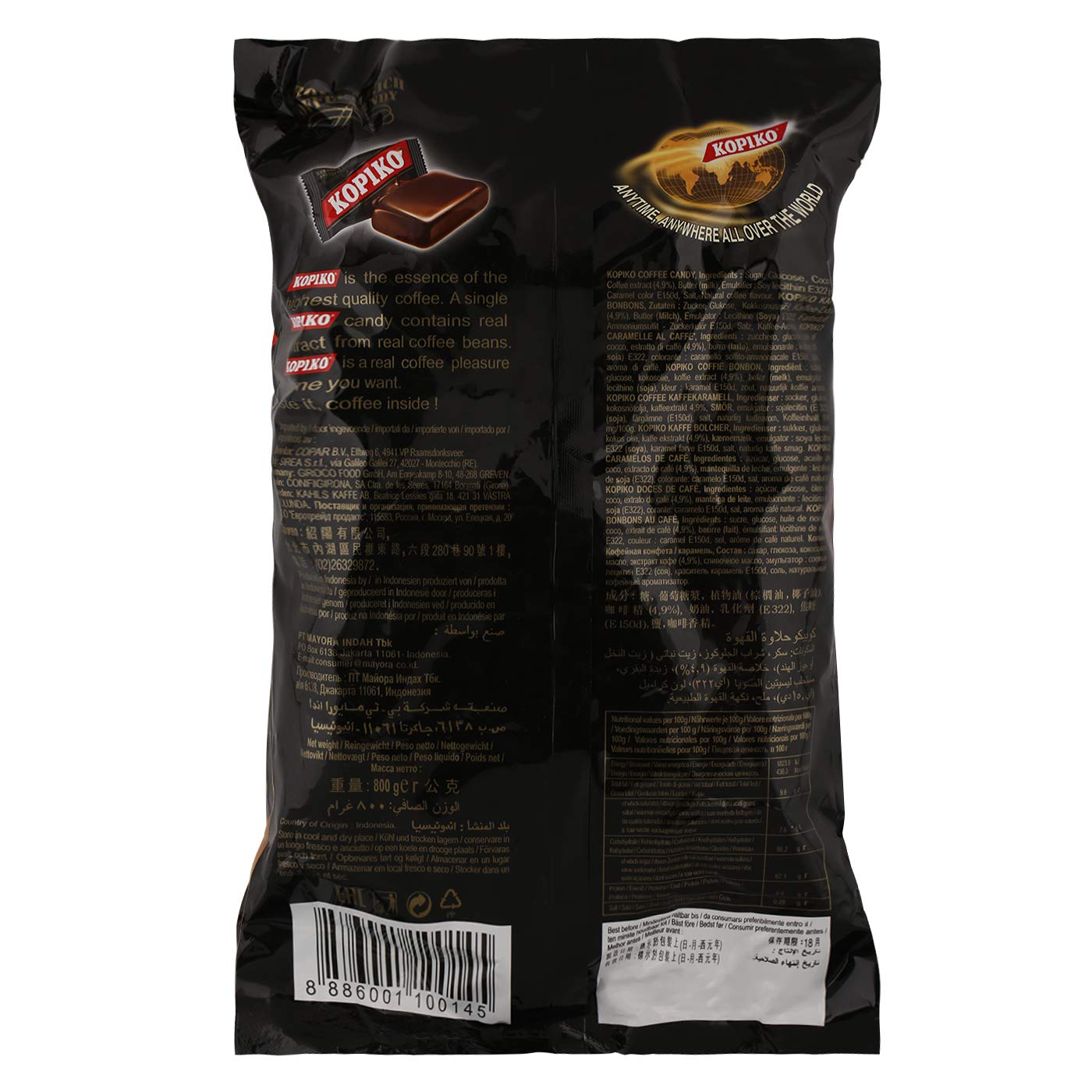 Kopiko Caramelo Café - 800 gr