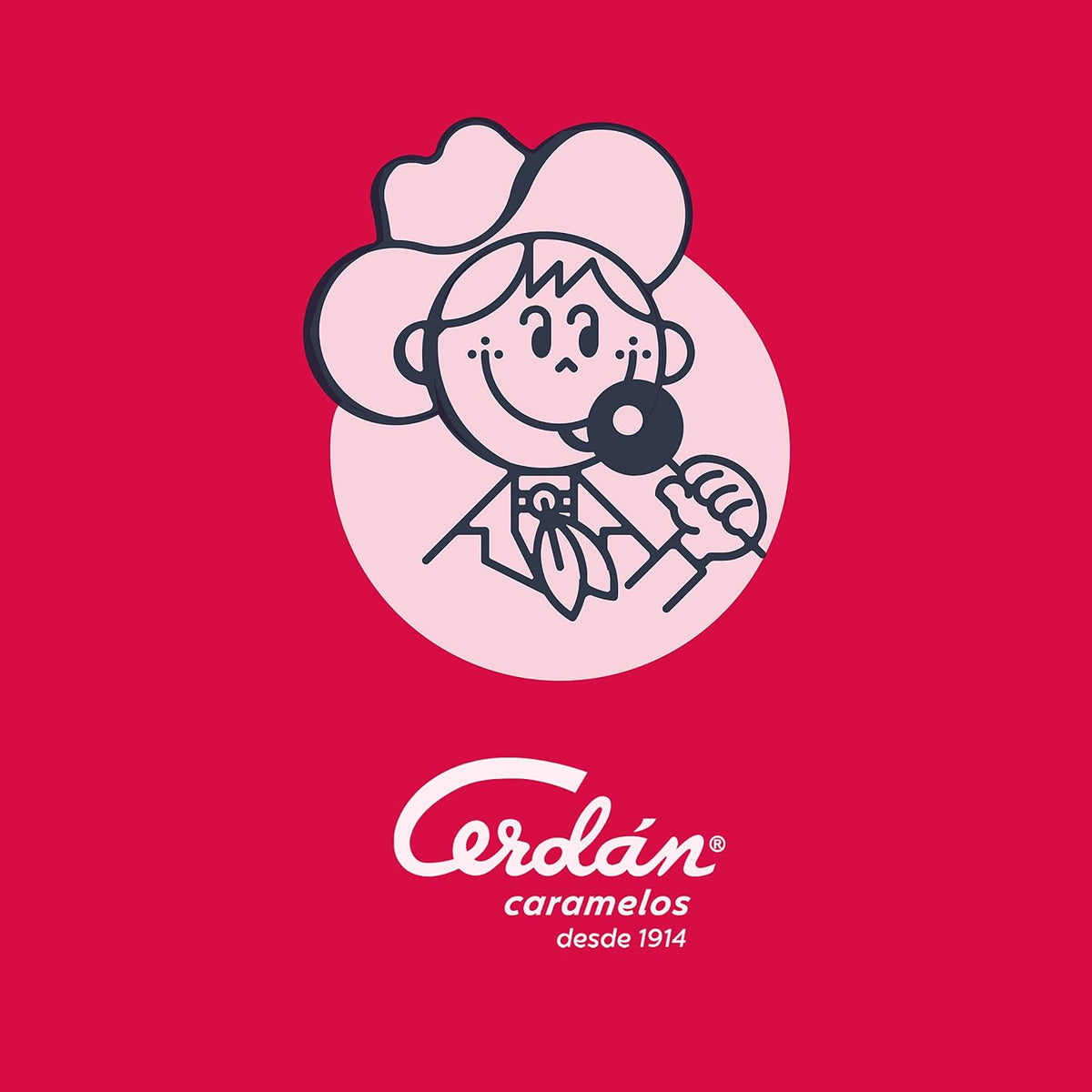 Caramelos Cerdán - Caramelos con forma de corazón | 333 unidades | Sabor a cereza