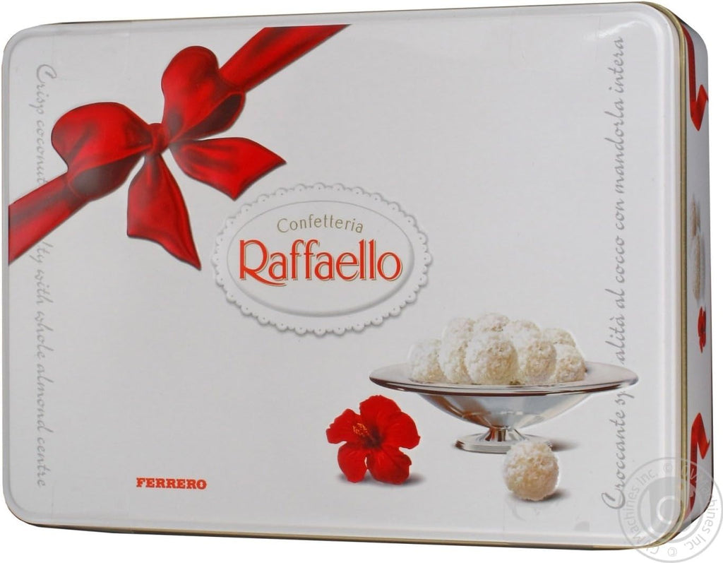 Ferrero Raffaello – Bombones de Coco y Almendra (Caja de metal 300 g)