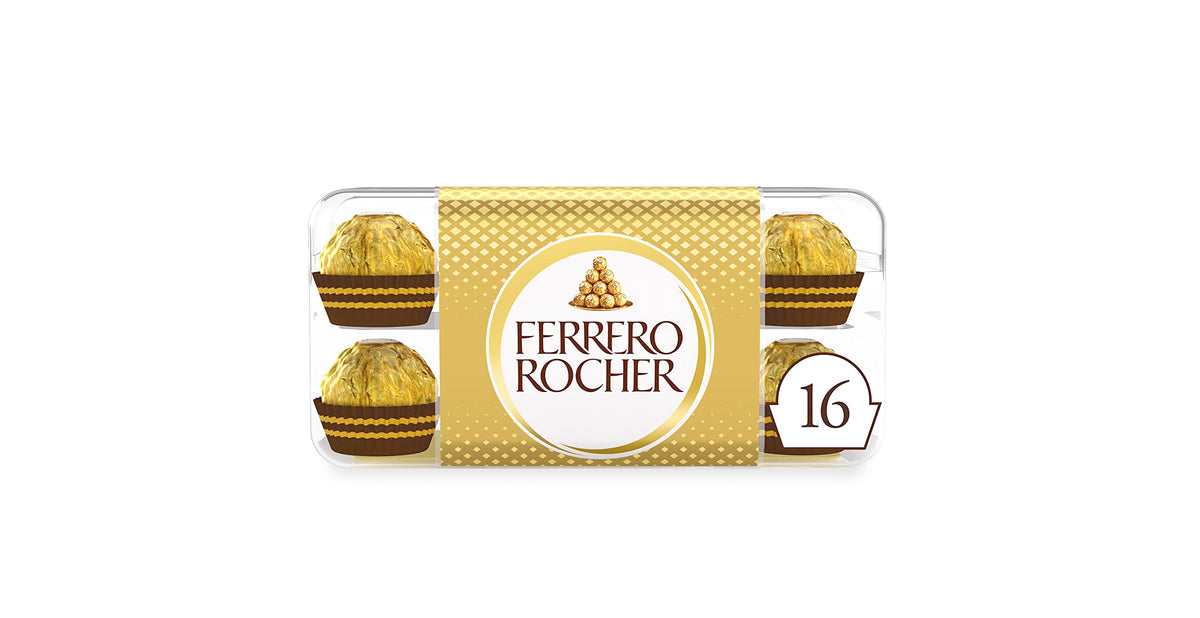 Ferrero Rocher T16 – 16 Bombones, 200 g