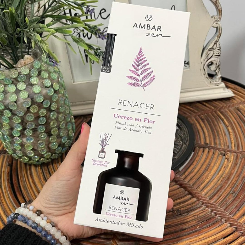 Pack de 4 Mikado Ámbar Zen Cerezo en Flor Renacer x4