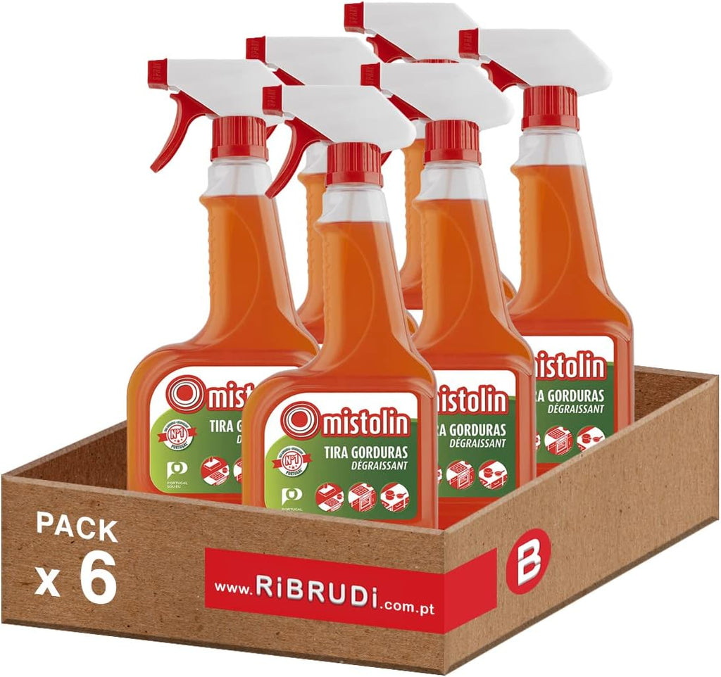 Mistolin Desengrasante Multiusos con Spray – Pack de 6