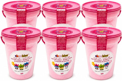 Cheebies Algodón de Azúcar Rosa Pack de 6 x 50 g – 300 g – Golosinas para Fiestas y Cumpleaños