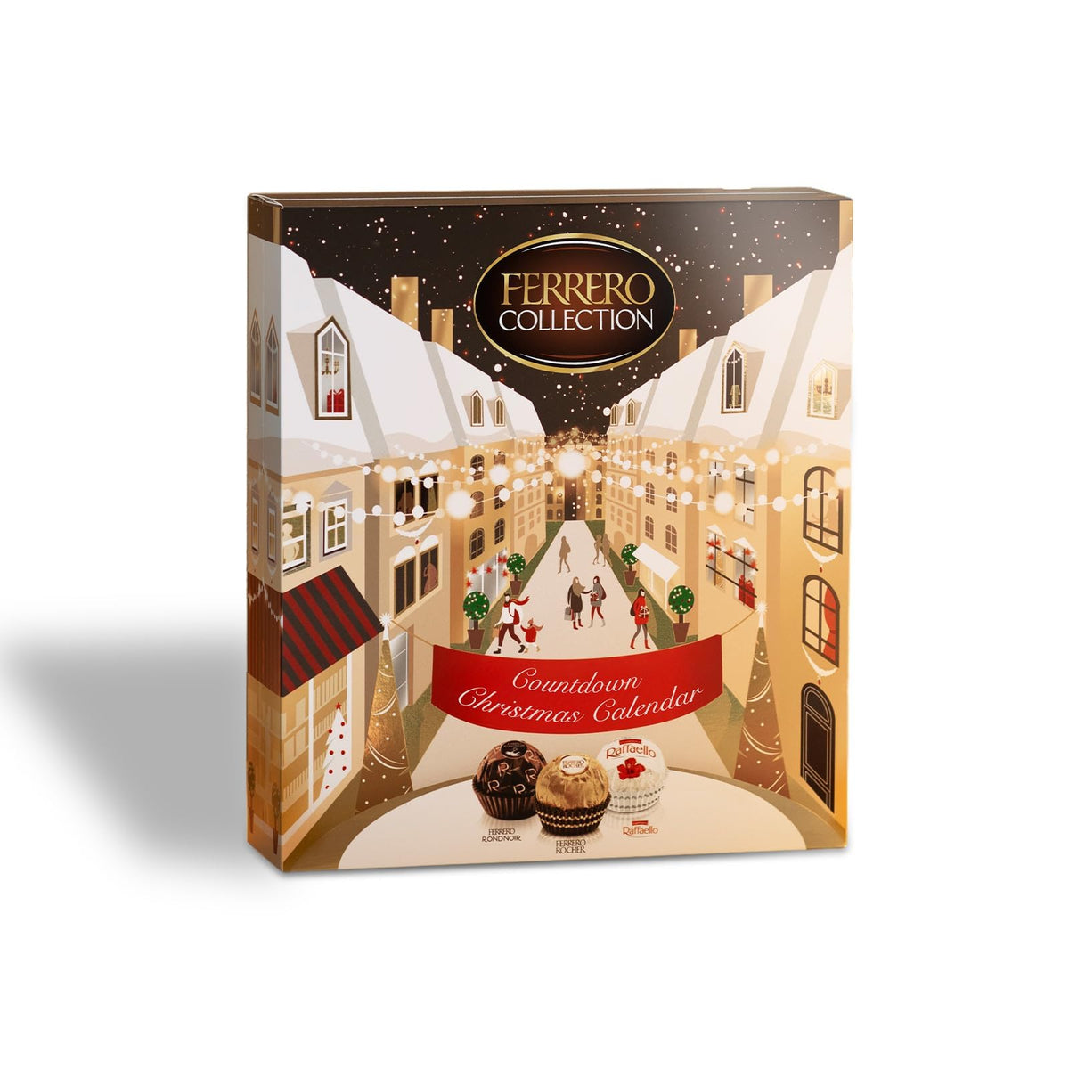 Calendario de Adviento Ferrero Collection – 24 Bombones, 271 g