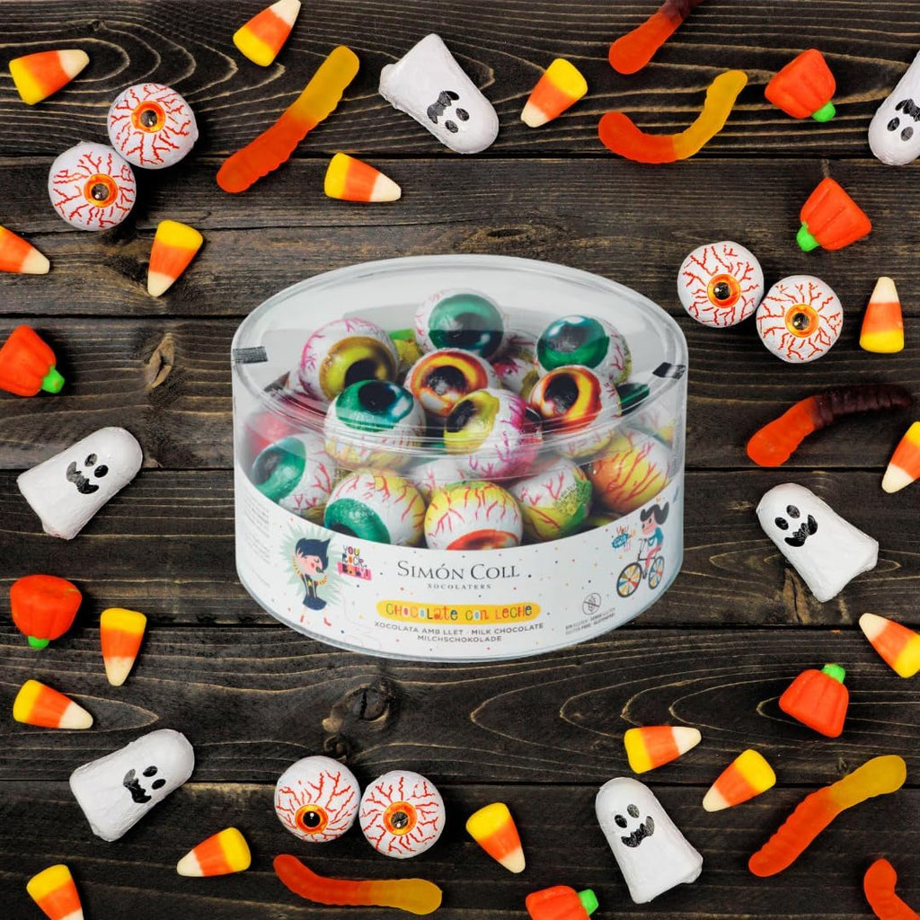 Simón Coll Ojos  Chocolate con Leche 12gr - 40 unidades