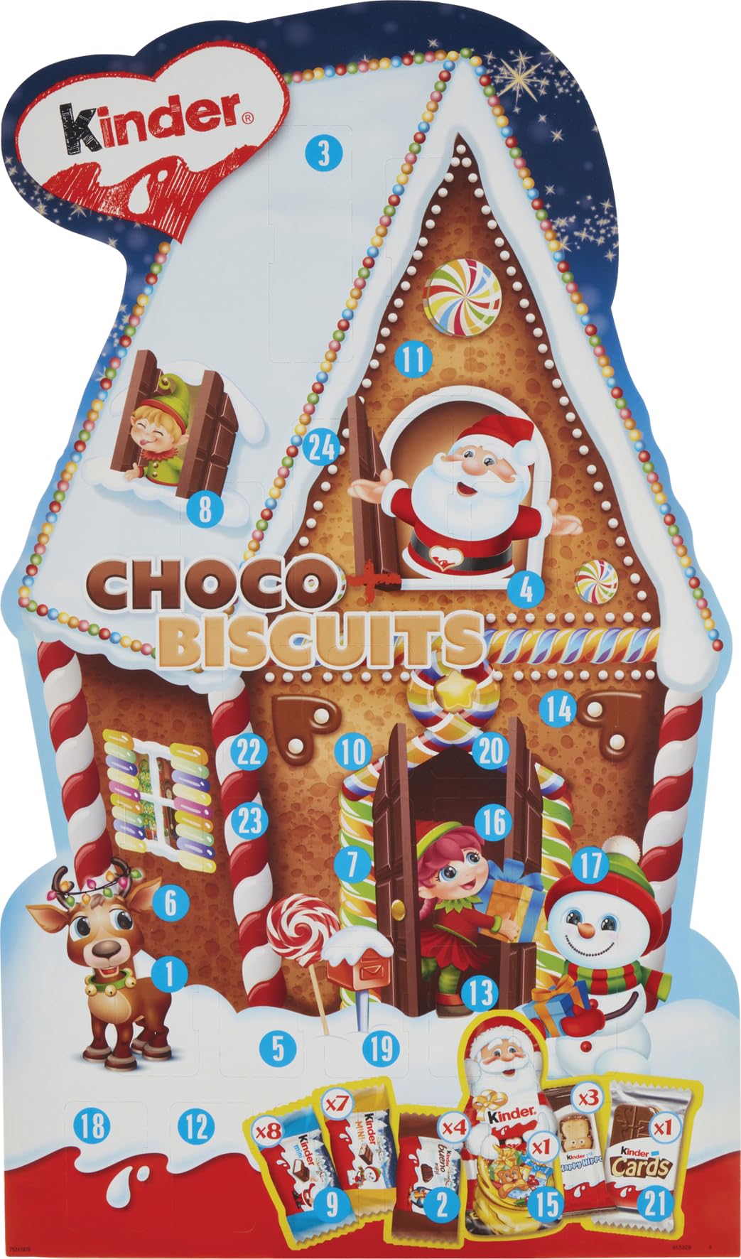 Calendario de Adviento Kinder Biscuits – Especialidades de Chocolate