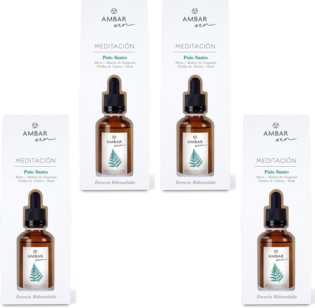 Pack de 4 Esencia para Humidificador Palo Santo - Ámbar Zen 50ml