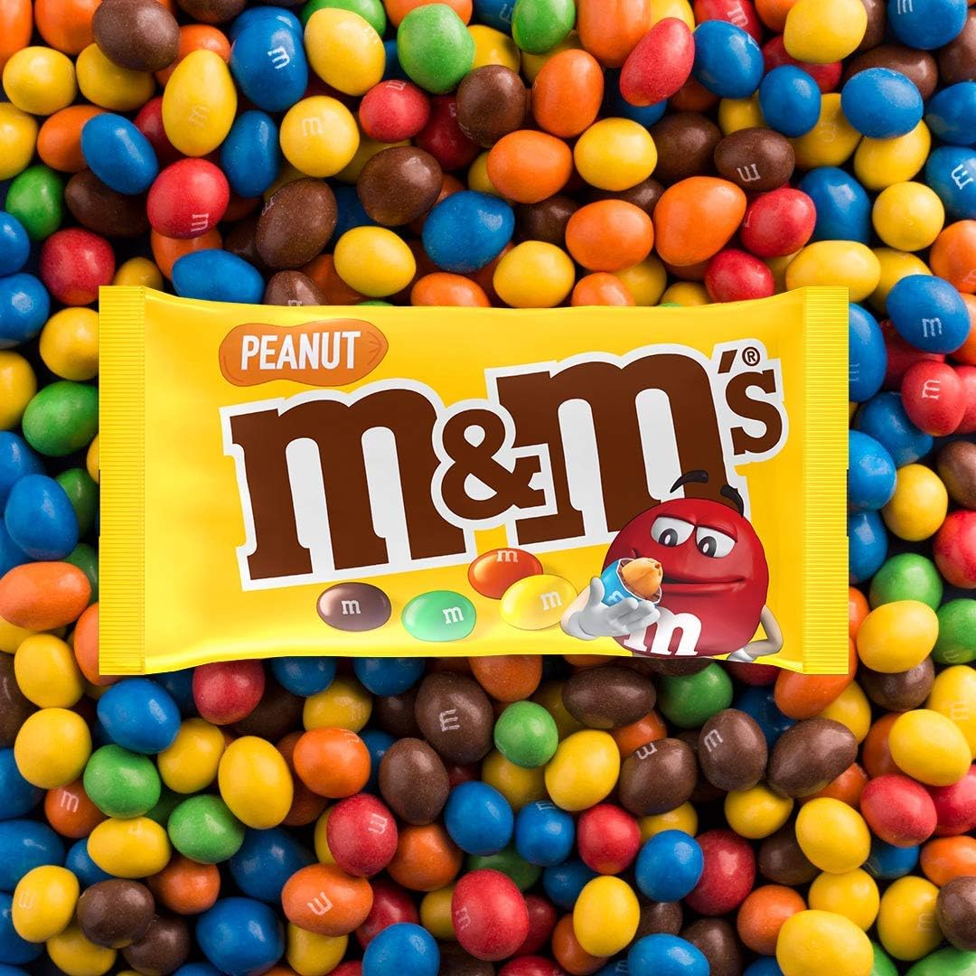 M&M's Bolitas de Colores de Cacahuete con Chocolate con Leche 24 u x 45g