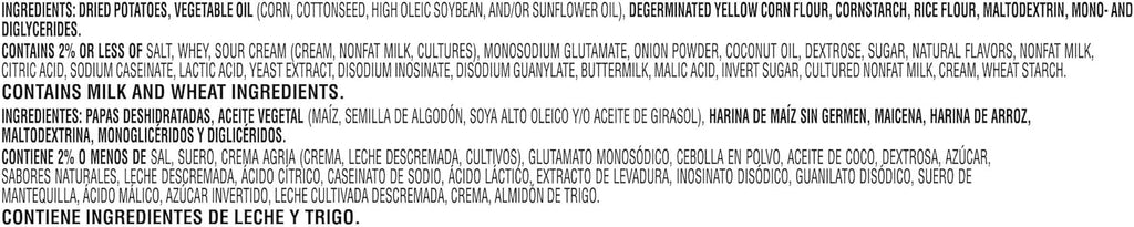 Pringles Sour Cream & Onion – Small Stacks (Pack 12 Unidades)