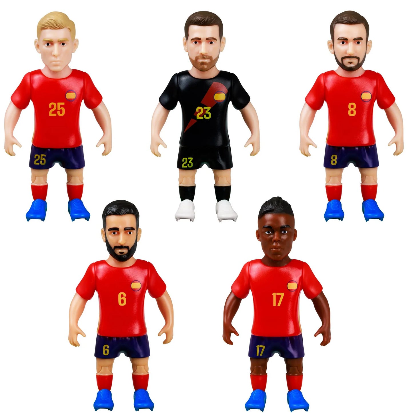 Golominas Company SuperGoal World – Pack de 6 Sobres | Figuras Coleccionables Oficiales de Fútbol