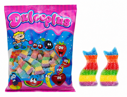 DULCEPLUS Gatos Arcoíris Pica 1 Kg