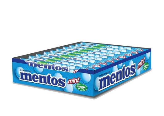 Mentos menta caramelos masticables refrescantes pack 40 rollos Golominas