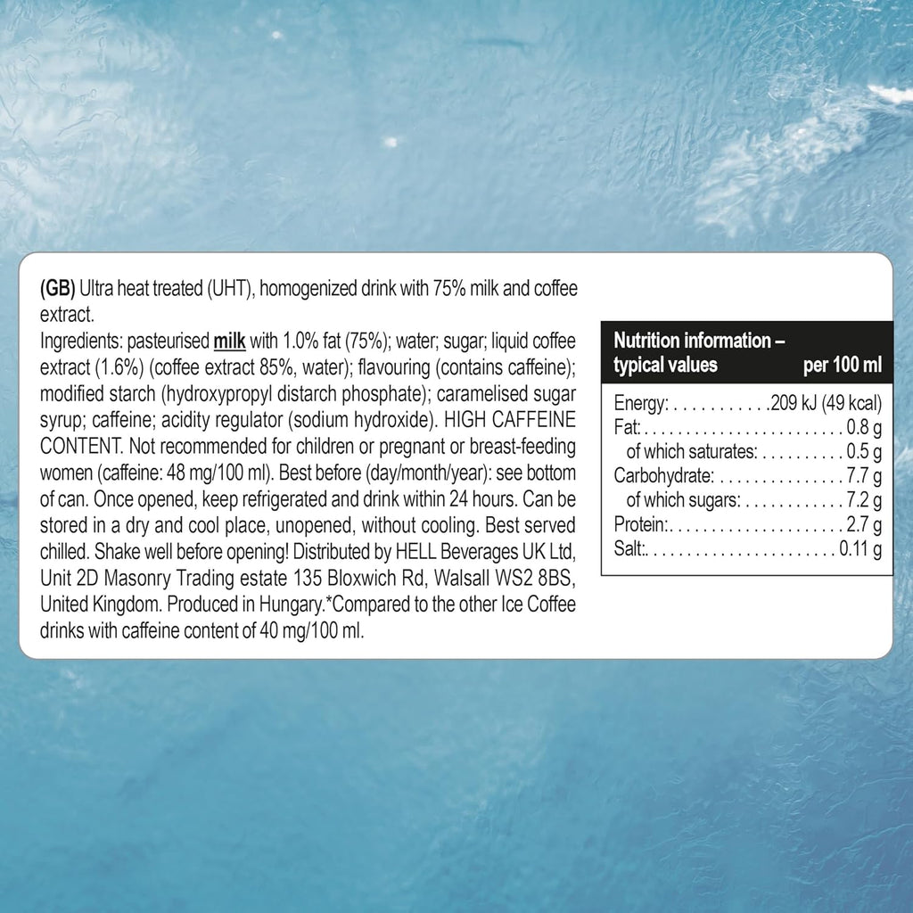 HELL ENERGY Café expreso doble (24 x 250 ml)