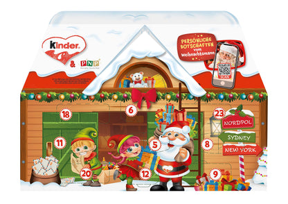 Calendario de Adviento Kinder Chocolate House – 24 Chocolatinas, 234 g