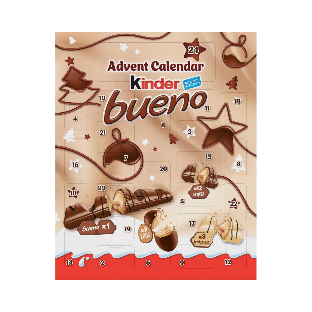 Calendario de Adviento Kinder Bueno – 181 g
