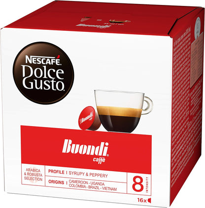 Nescafé Dolce Gusto Espresso Buondi – Pack 3x16 cápsulas