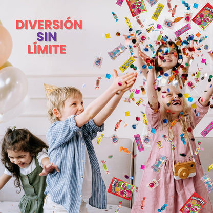 Mega Box de Chuches 300 Unidades con Escalofríos | Caja Surtida de Golosinas Sin Alérgenos | Mix de 10 Variedades para Fiestas, Piñatas, Halloween y Conos Dulces
