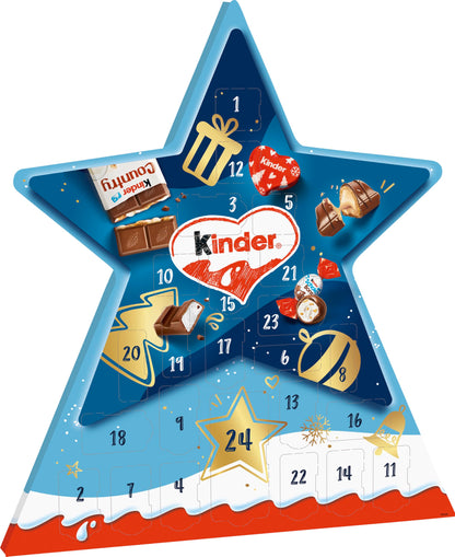 Calendario de Adviento Kinder La Estrella – 149 g