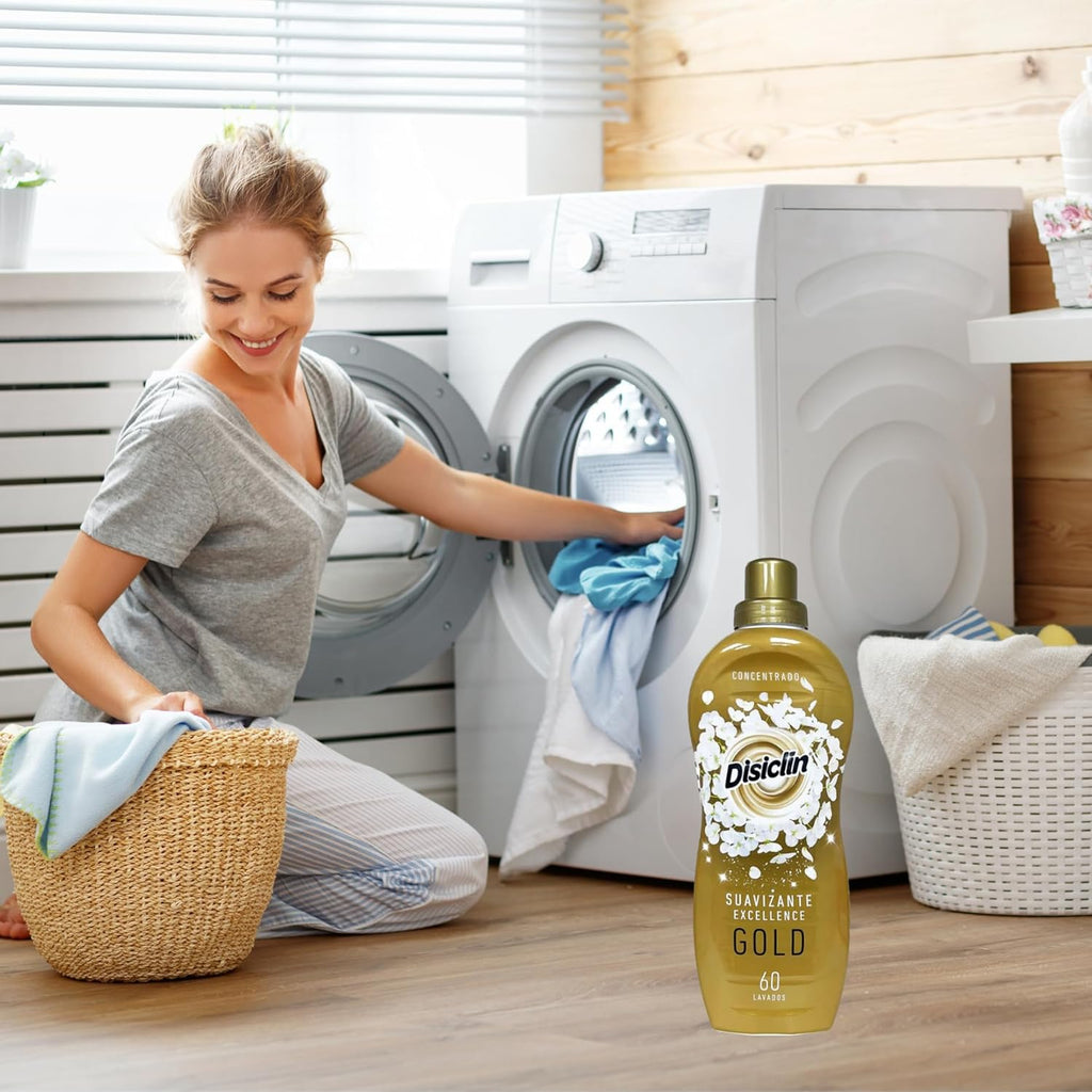 Disiclin Suavizante Concentrado Excellence Gold – Pack de 4 Botellas (240 Lavados) |