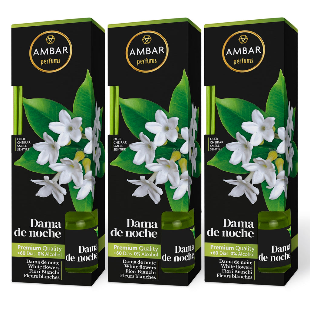 Ambar Perfums Frutas De La Pasión Ambientador Mikado, 50 ml, Pack de 3