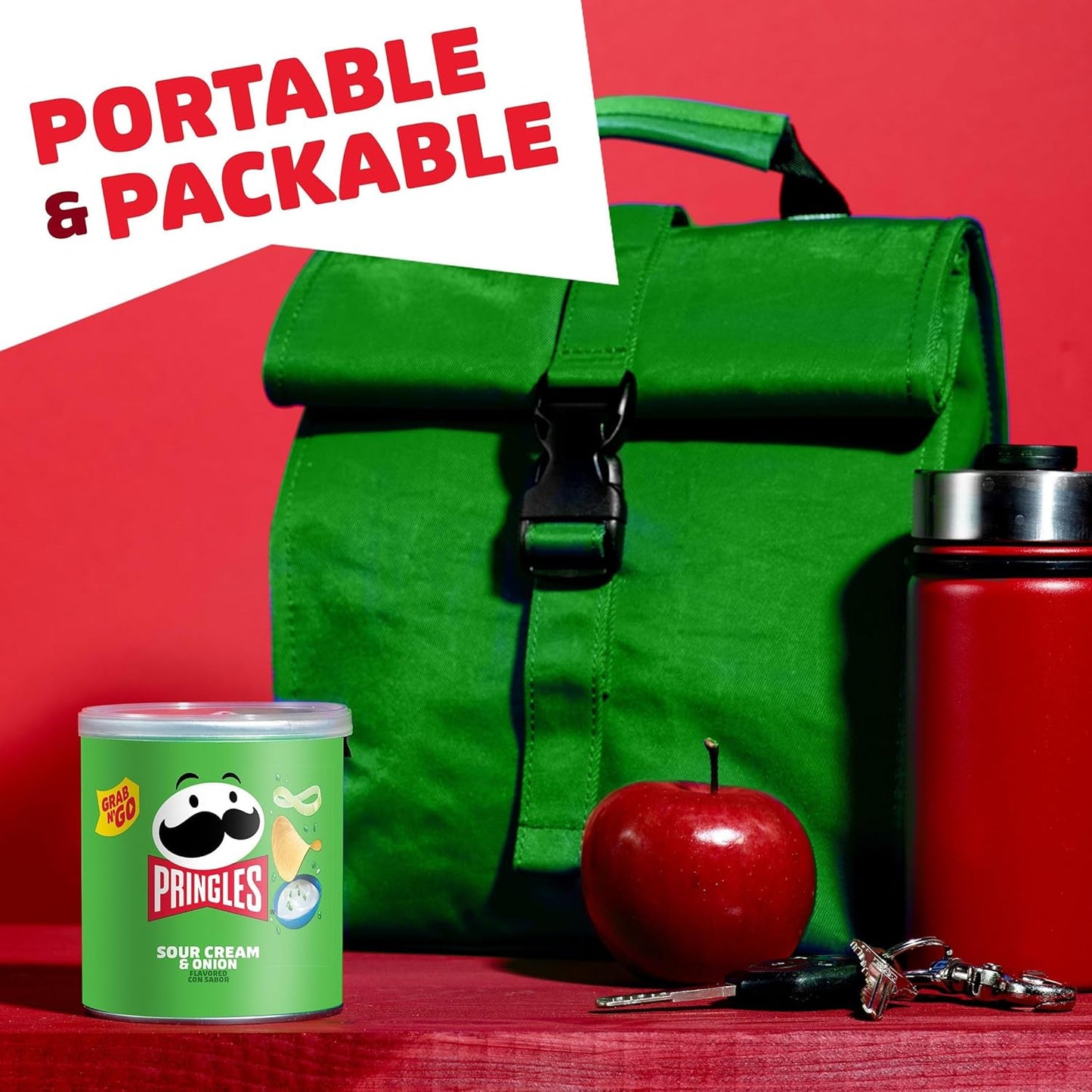 Pringles Sour Cream & Onion Small Stacks – Pack 12 botes