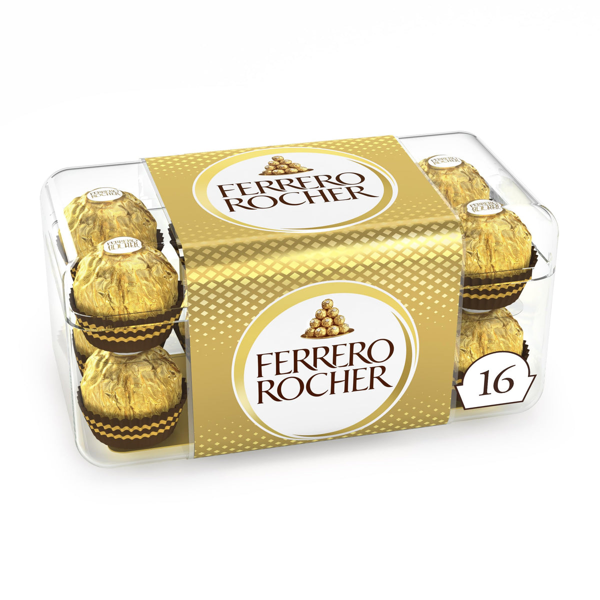 Ferrero Rocher T16 – Pack de 5 Cajas (80 Bombones), 5 × 200 g