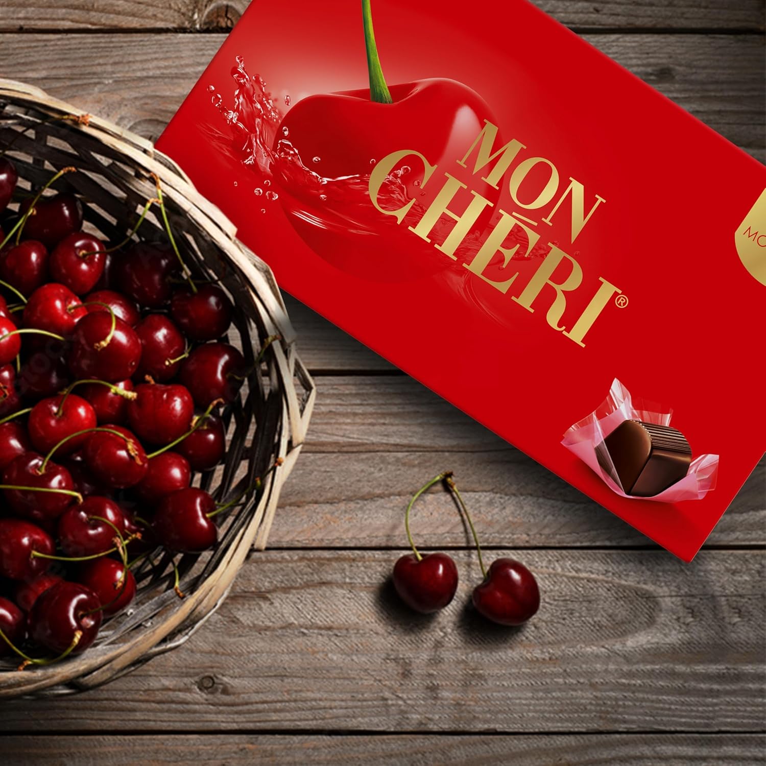 Ferrero Chocolate Mon Cheri Alemán con Licor - 1 x 157 g