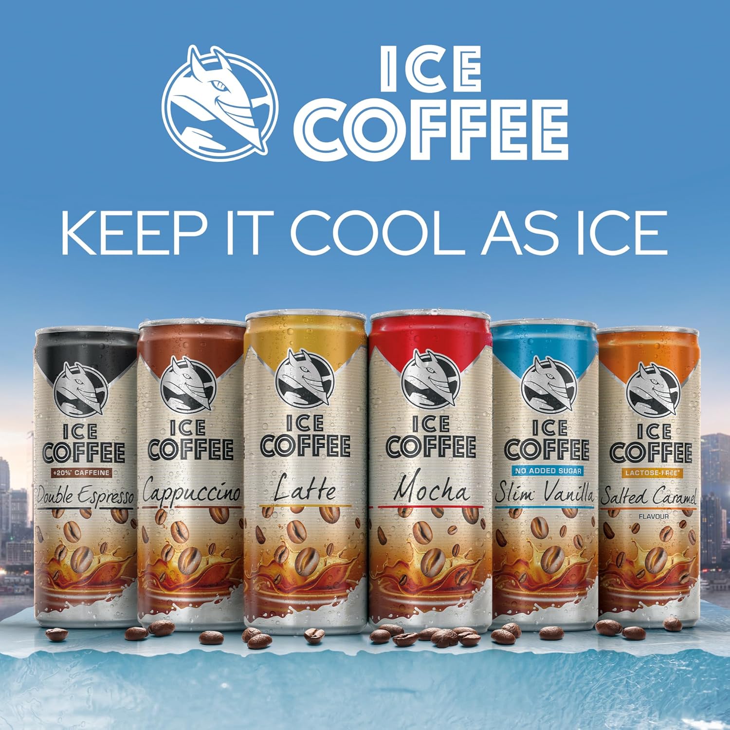 HELL Ice Coffee Cappuccino | 24 latas de 250 ml