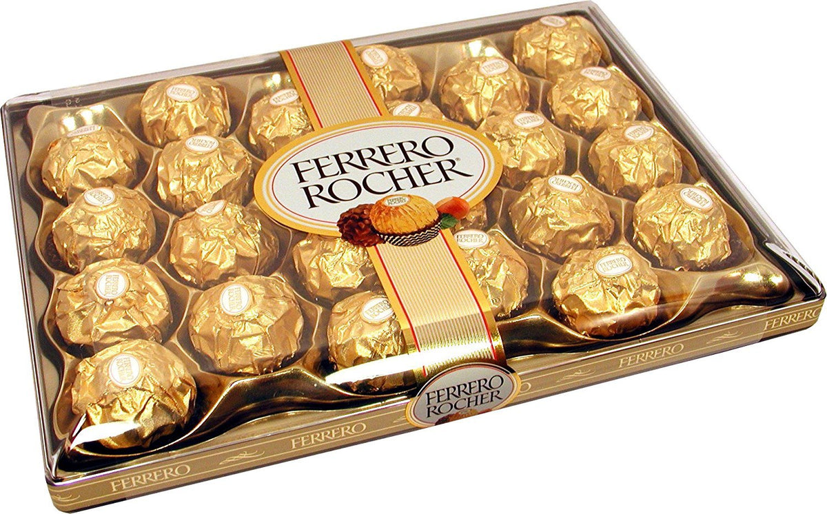 Ferrero Rocher T24 – 24 Bombones, 300 g