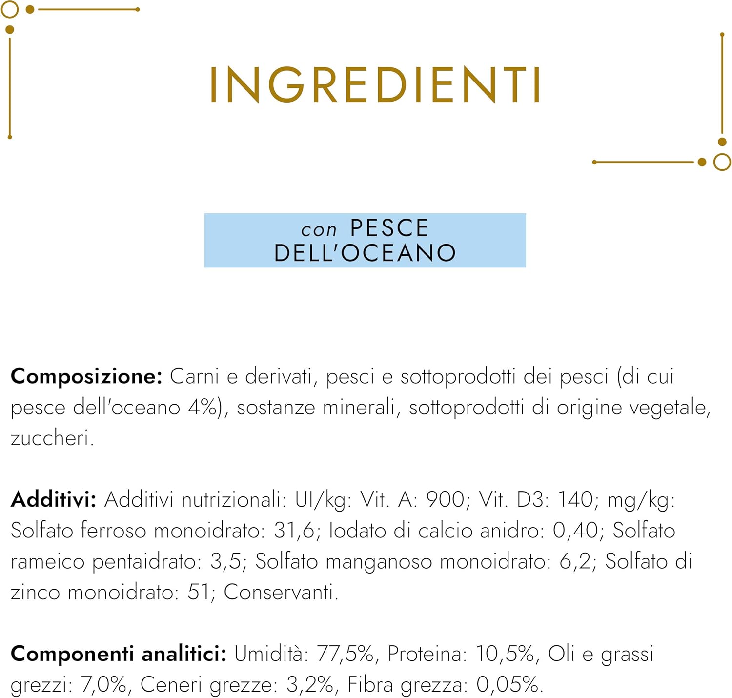 Purina Gourmet Gold Mousse Gato con Pescado del océano, 24 latas de 85 g