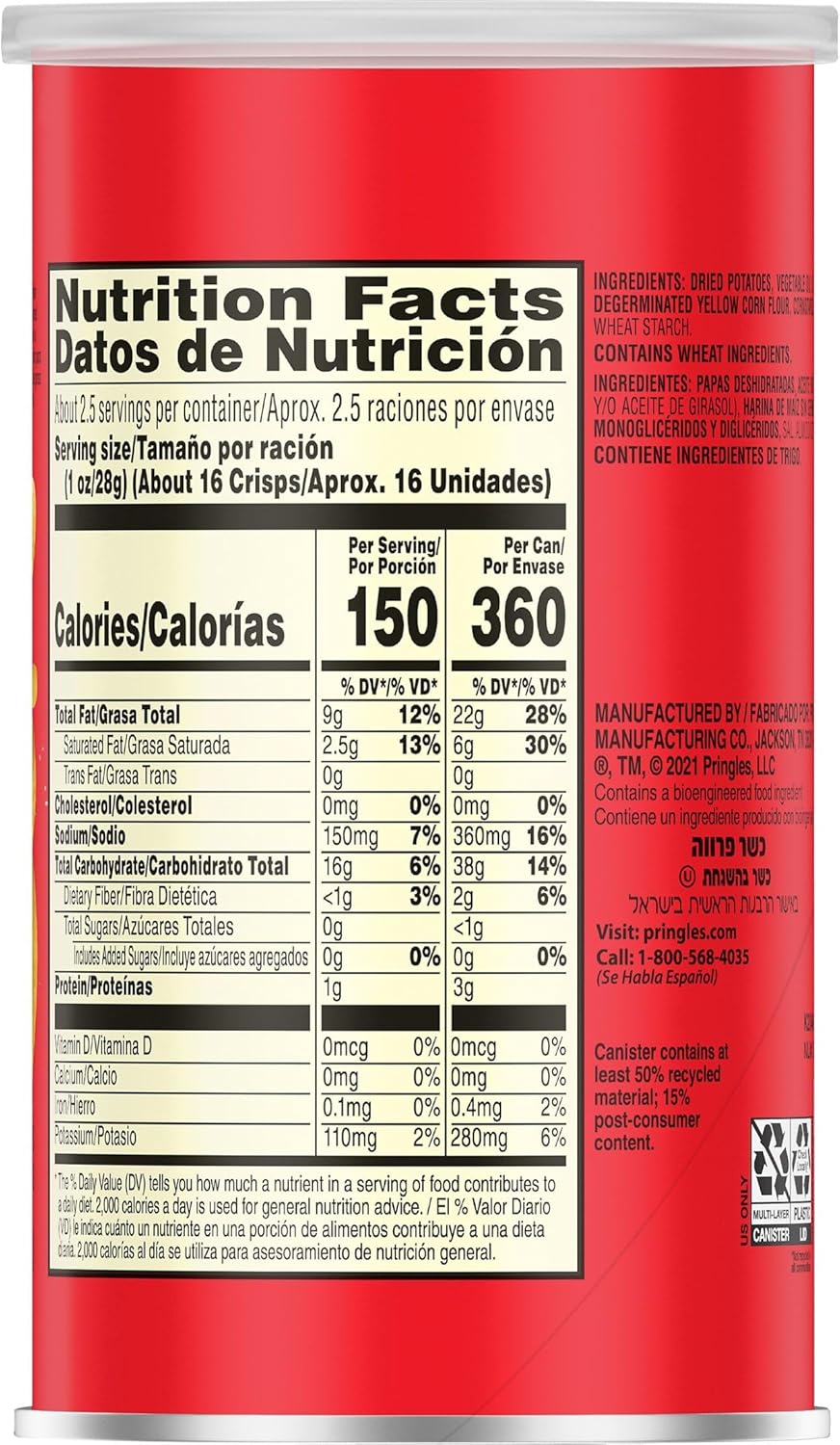 Pringles Original (Pack of 12) x40g