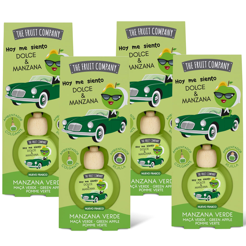 The Fruit Company - ambiebtador de coche  Pack de 4 unidades
