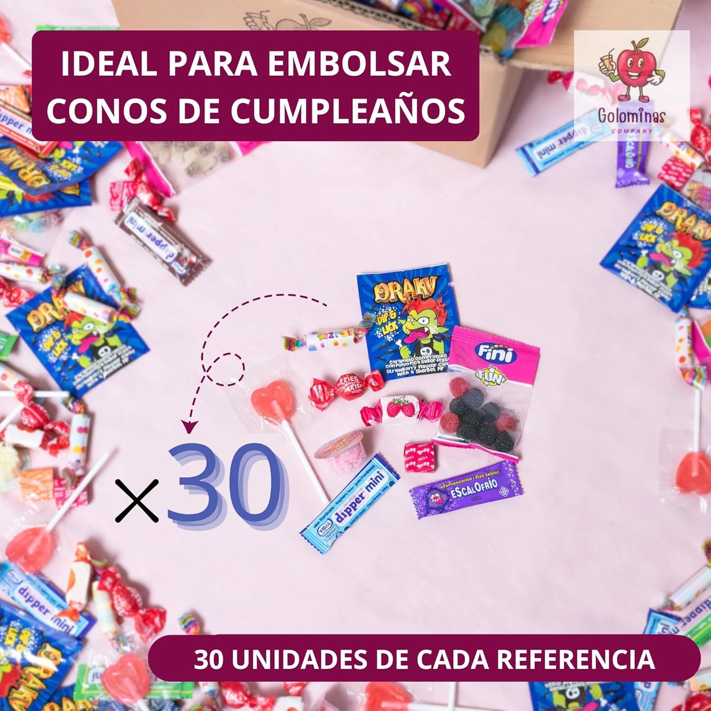 Mega 300 Chuches de Cumpleaños – Relleno para Piñata
