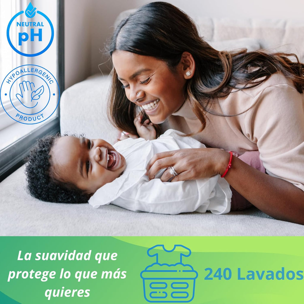 Disiclin Suavizante Concentrado Hipoalergénico Baby & Kids – Pack de 4 Botellas (240 Lavados)