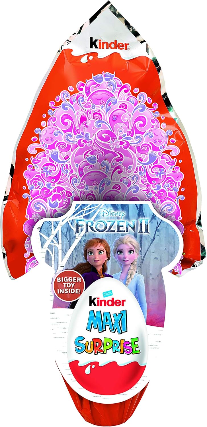 Kinder Huevo de Pascua de chocolate con leche Maxi regalo con juguete sorpresa, 15 g