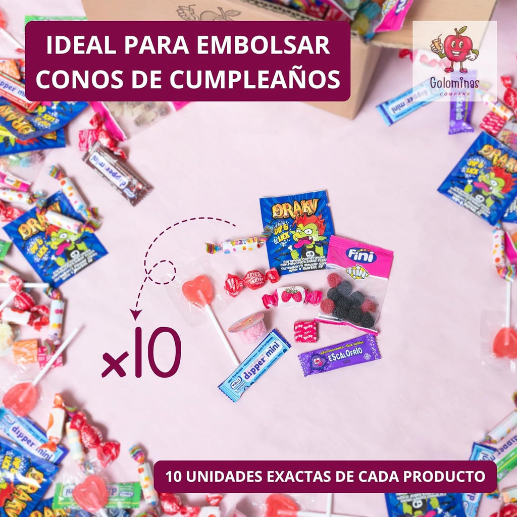 Pack de Chuches para Piñatas y Fiestas Infantiles Relleno de chuches
