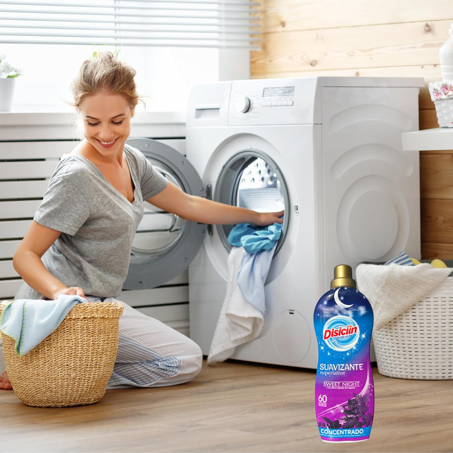 Suavizante Concentrado Disiclin Sweet Night – 4 Unidades (240 Lavados)