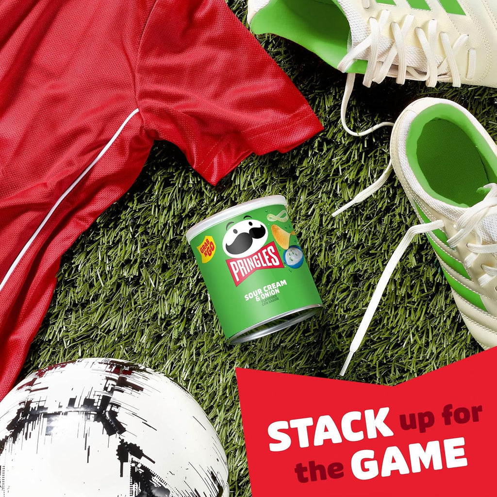 Pringles Sour Cream & Onion – Small Stacks (Pack 12 Unidades)