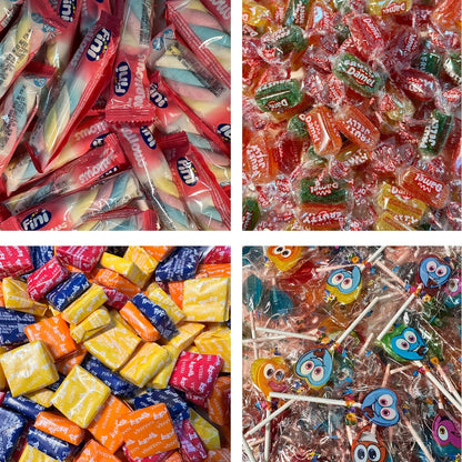 Chuches para Cumpleaños y Piñatas – Mega Pack 200 Golosinas Surtidas Envueltas Individualmente