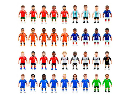 Golominas Company SuperGoal World – Pack de 6 Sobres | Figuras Coleccionables Oficiales de Fútbol