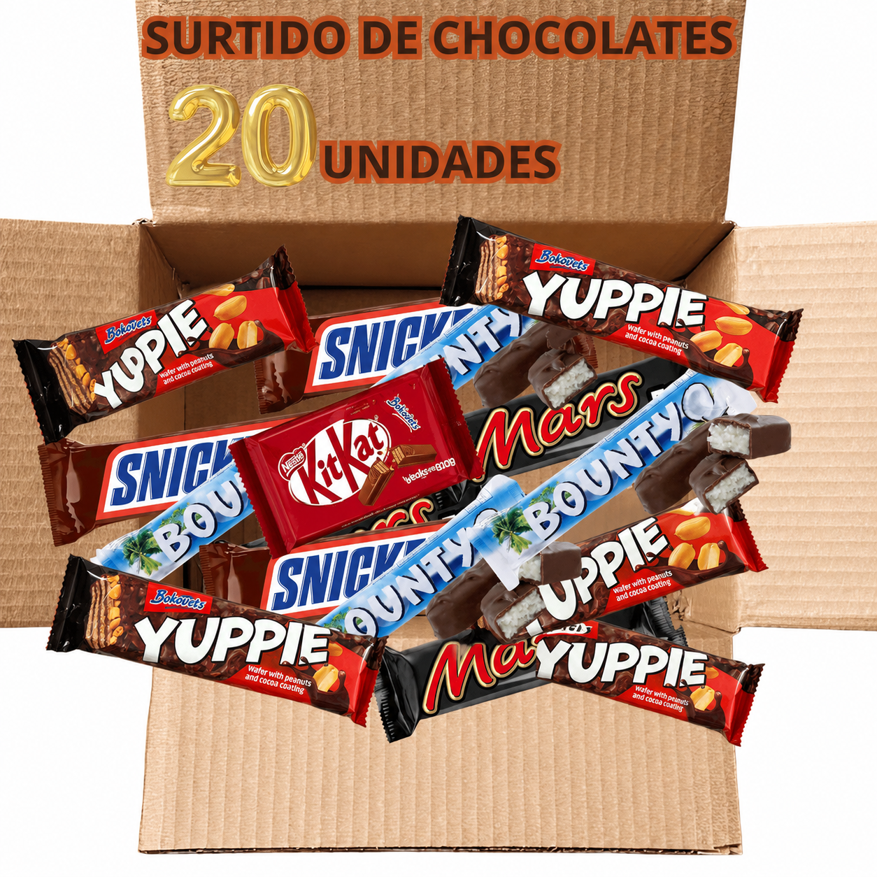Pack 20 Chocolatinas Surtidas