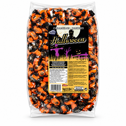 Intervan Caramelos Halloween Sabor Cereza y Cola – Bolsa 1 kg o 500 gr