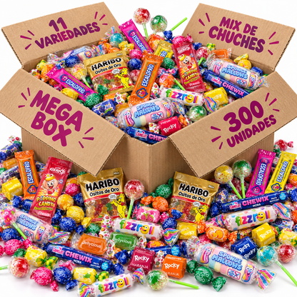 Chuches para Cumpleaños y Piñata – Mega Pack 200/300 uds Surtidas