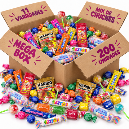 Chuches para Cumpleaños y Piñata – Mega Pack 200/300 uds Surtidas