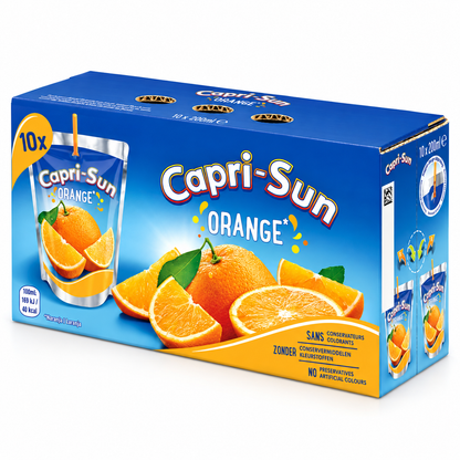 Capri-Sun Zumo Naranja y Tropical, Pack de 10 x 200 ml