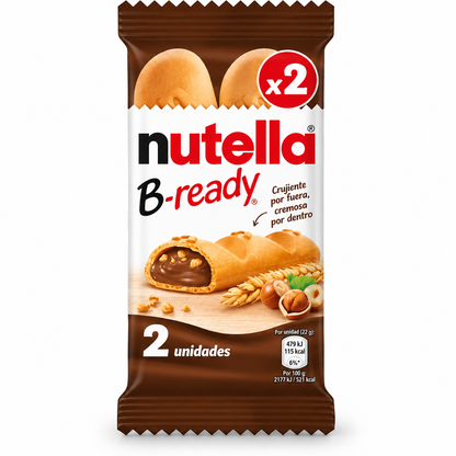 Nutella B-ready – 24 Packs x 44 g, 48 Unidades, 1,056 kg