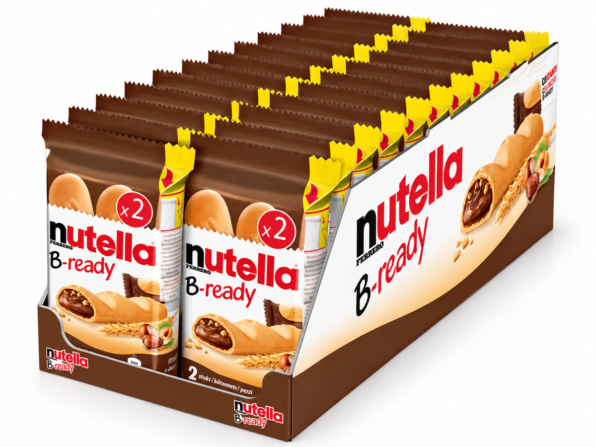 Nutella B-ready – 24 Packs x 44 g, 48 Unidades, 1,056 kg
