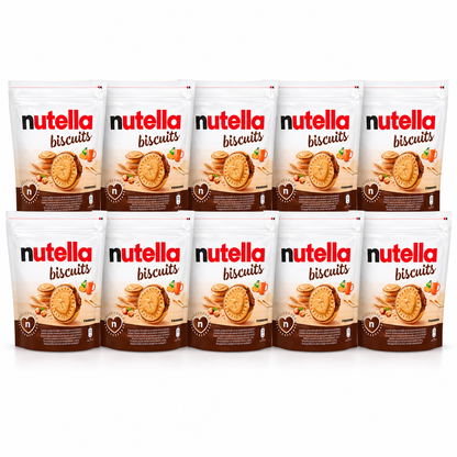 Nutella Biscuits – Pack de 10 Bolsas x 193 g, 1,93 kg