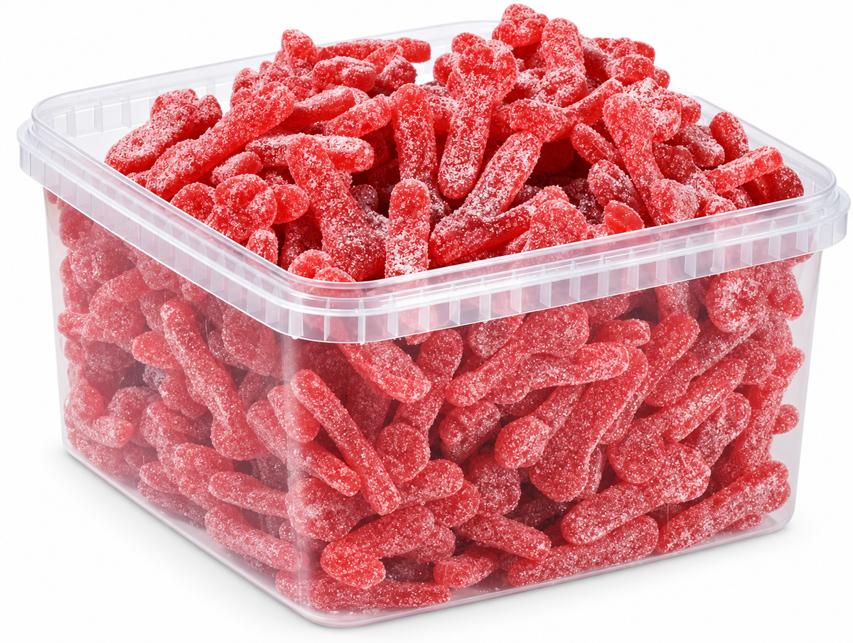 Llaves Ácidas Fresa 290 Uds – Gominolas Surtidas con Azúcar Ácido